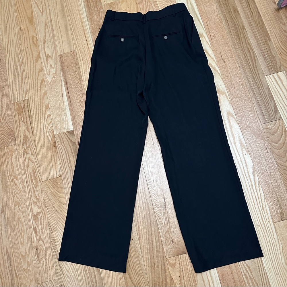 Zara wide leg dress pants - size MED - black - Picture 2 of 7